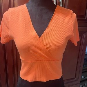 Orange crop top!